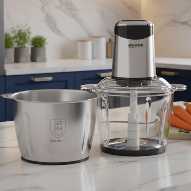 루베크3250 멀티다지기 3L 분쇄기 쵸퍼 휘핑기 반죽기 박피기
