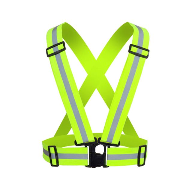 신호수 공사 현장 안전 형광 X자밴드 조끼 LM-1005200