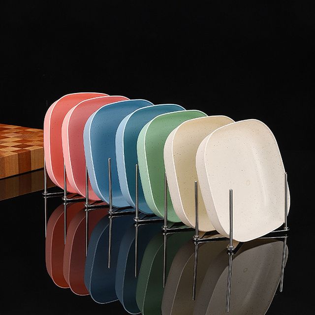 다용도 냄부두껑 수납 홀더 접시 정리 꽂이 7단