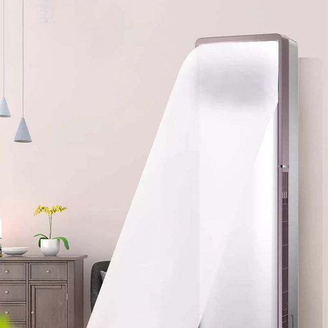 에어컨 찬 바람 통로 터널 연장 연결 공장 비닐 10M