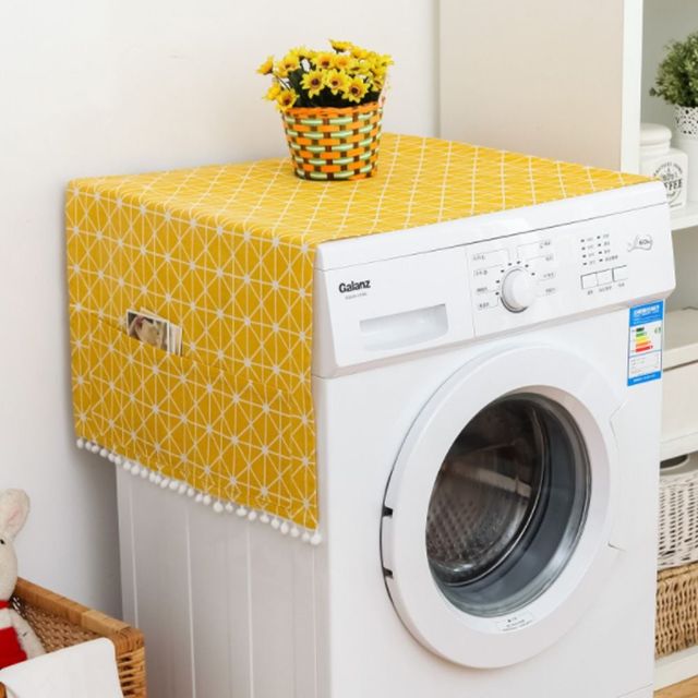 세탁기 냉장고 전자레인지 수납 포켓 커버 패턴 디자인