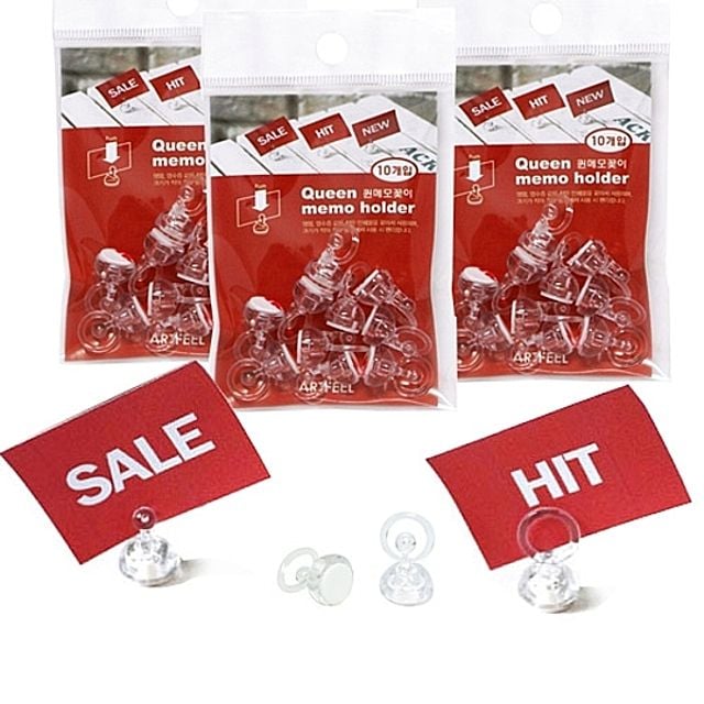 부착식 퀸메모꽂이 30개