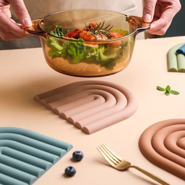 실리콘 컵 냄비 받침대 2p 다용도 논슬립 주방소품