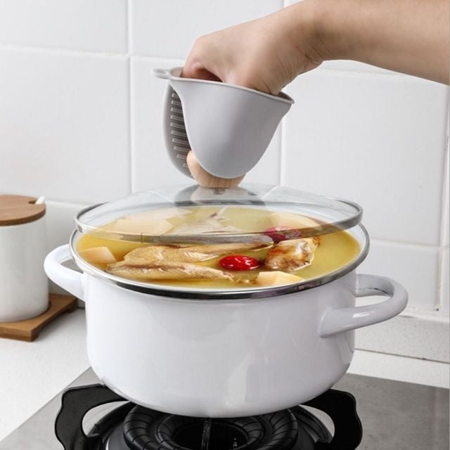 키밍 주방 다용도 안전 손잡이 냄비 골무 핑거보호