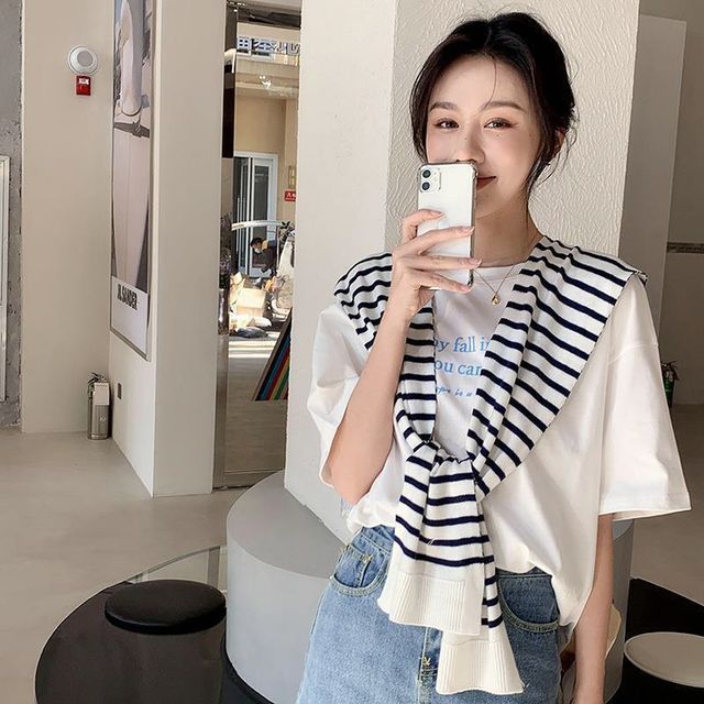 케이프 숄 스카프 어부바 단가라 니트 MFNC-050160