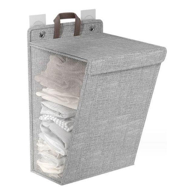 대형 접이식 벽걸이 빨래바구니 다용도 세탁함