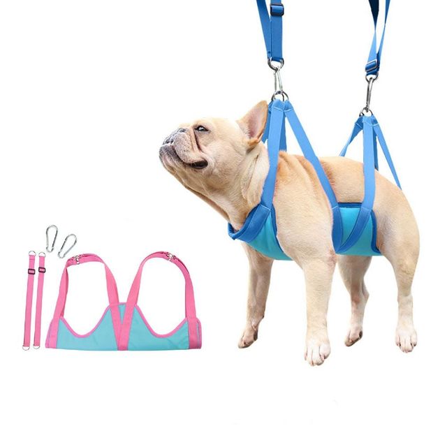 키밍 반려동물 미용 해먹 사계절 손톱 관리 핑크