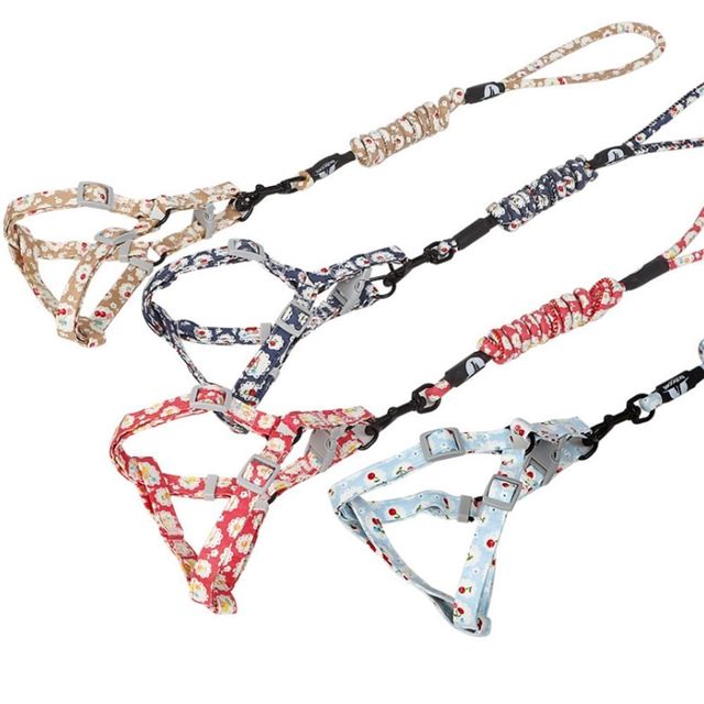 키밍 강아지 리드줄 산책용 가슴줄 목줄 외출용품