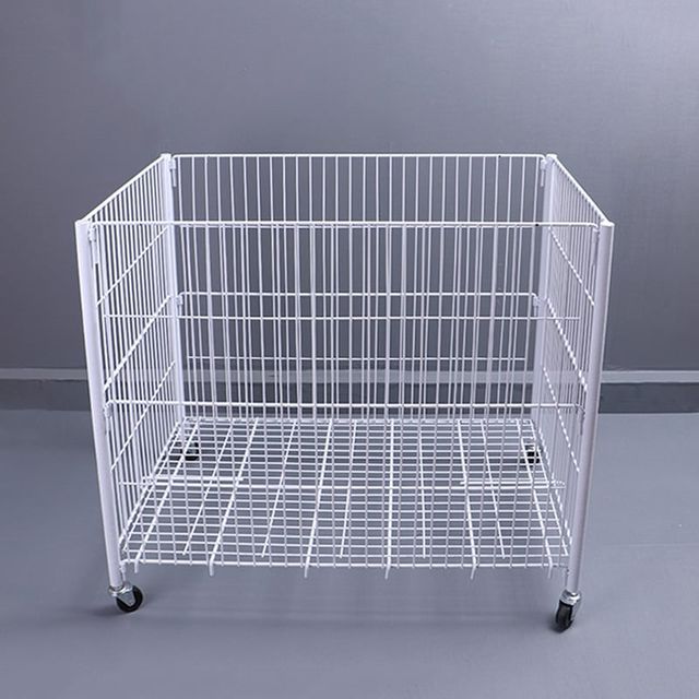 매장 마트 접이식 가판대 이동식 진열대 바구니 진열