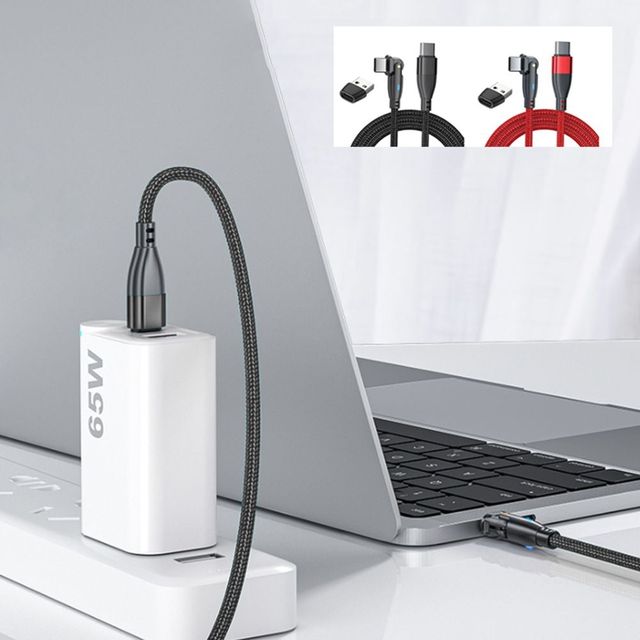 키밍 고속 충전용 자 핸드폰 충전 케이블 2미터 60와트