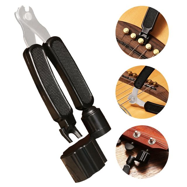 3 in 1 기타 스트링 체인저 다기능 풀러 액세서리