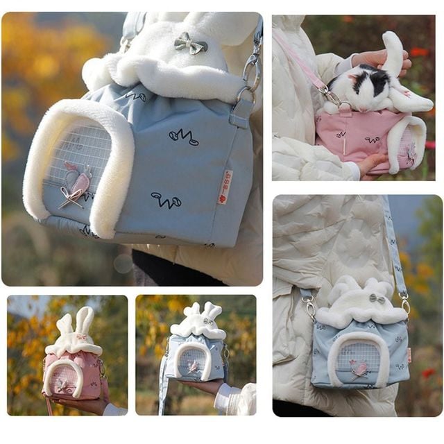 키밍 소동물 포근한 외출용 슬링백 산책가방