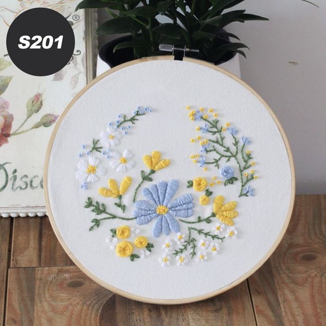 초보자 자수 DIY 패키지 세트 인테리어 소품