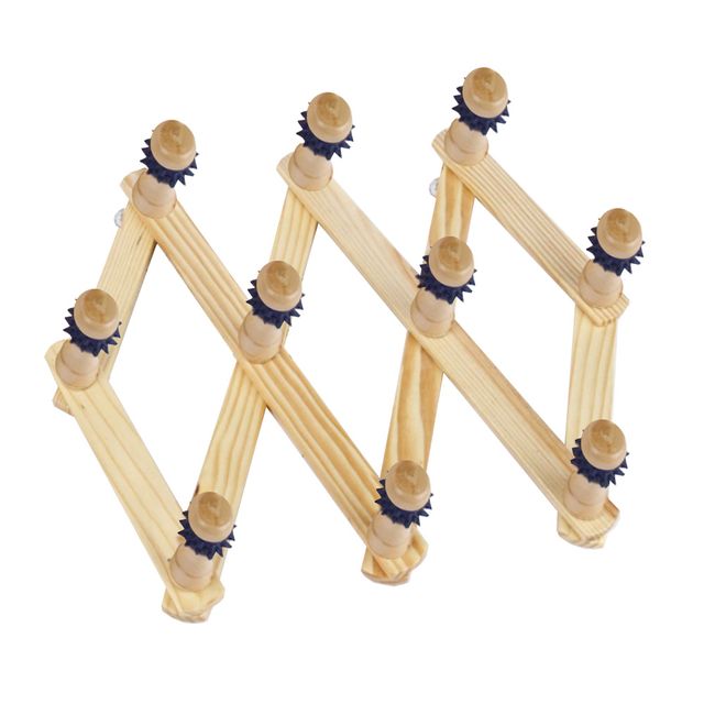 영수810 도깨비 원목 자바라 옷걸이 논슬립 패드 행거