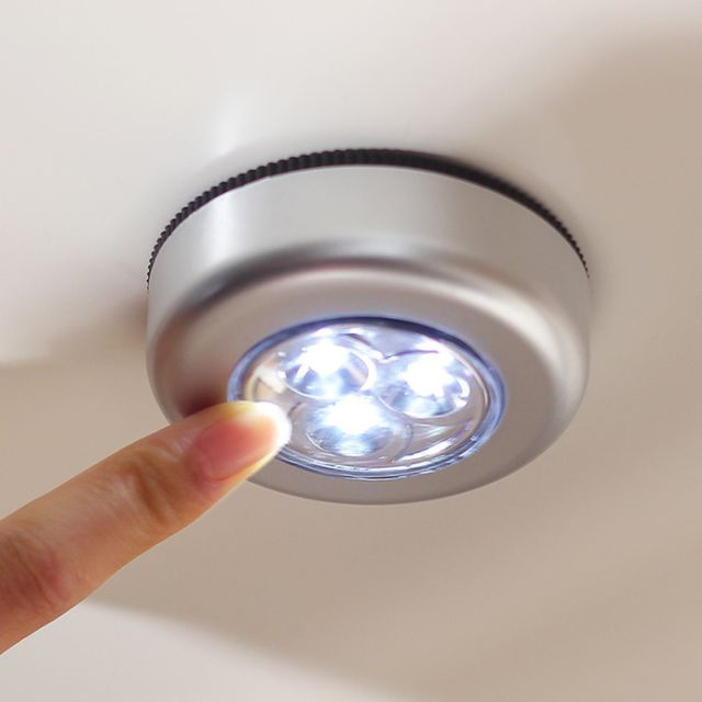 LED 3구 무선 취침 수유 화장대 무드 터치 등 라이트