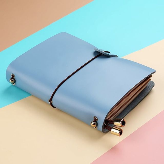 프리미엄 가죽 노트 다이어리 일기장 업무수첩 175x105mm