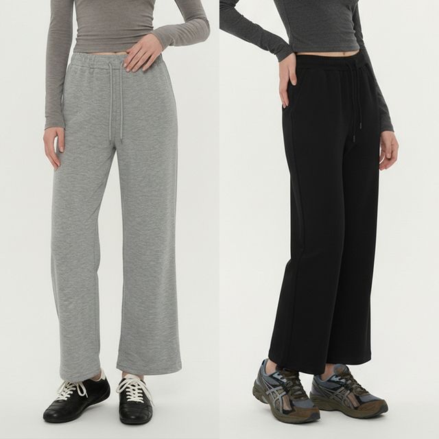 하이웨스트 세미 와이드 밴딩 일자 팬츠 JEB-1006523