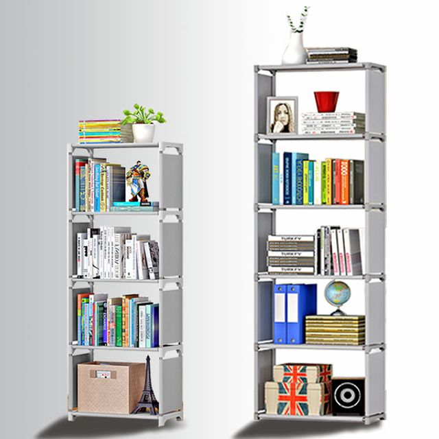 5단책장 수납장 다용도옷장선반 부직포 패브릭수납함