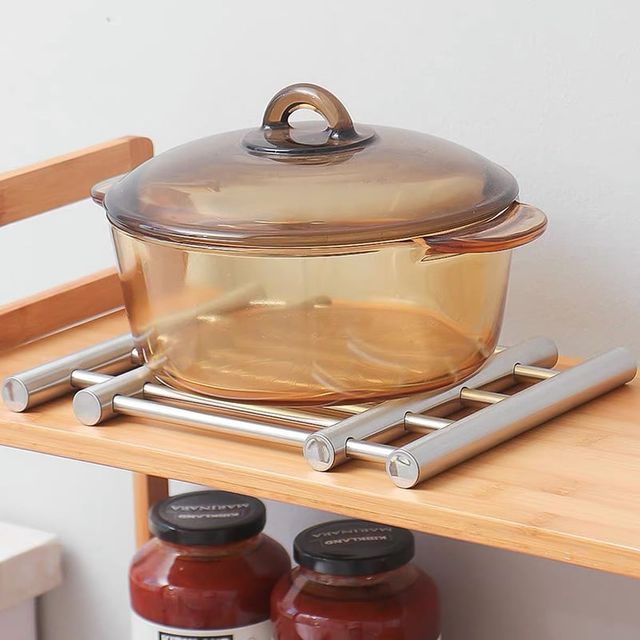 키밍 스텐 냄비 받침대 접이식 주방 건조대 식기건조대 선반 스테인리스