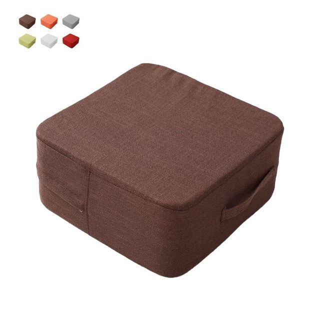 키밍 두꺼운 소파 방석 다다미 손잡이 휴대용 방석