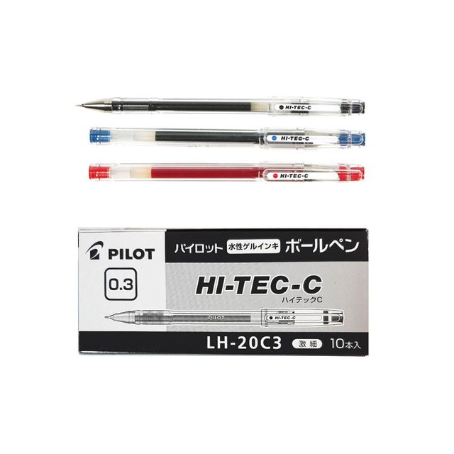 파이롯트 하이텍C LH-20C3 0.3mm /10개입 1세트(제작 로고 인쇄 홍보 기념품 판촉물)