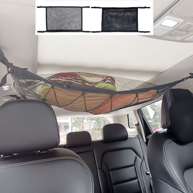 키밍 차량용 수납 그물망 메쉬 정리함 다목적 포켓