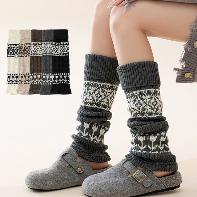 클래식 니트 레그워머 EL-1004706