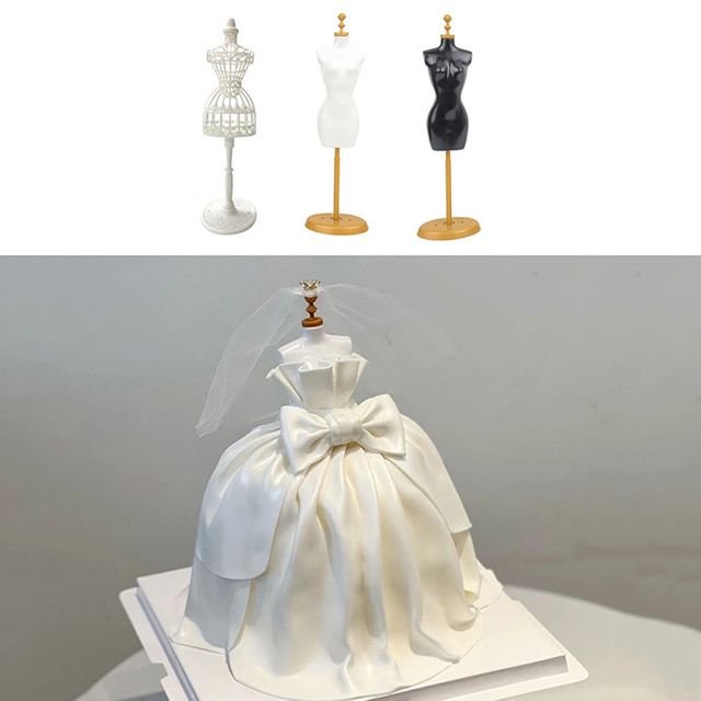 인형옷 전시대 3개입 마네킹 거치대 DIY 미니 진열대