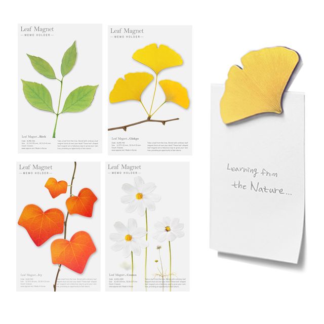 어프리 꽃잎 잎사귀 마그넷 메모홀더 모음 냉장고자석