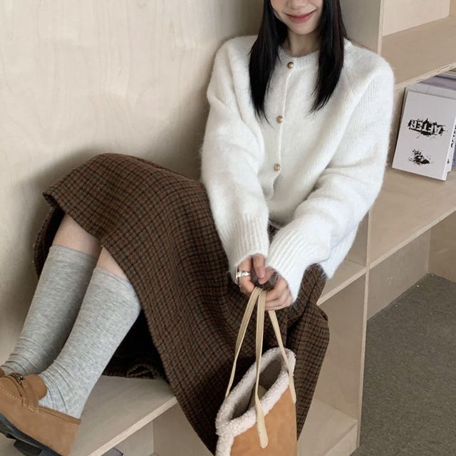 시즈카 클래식 베이직 데일리 가디건 SD-1004412