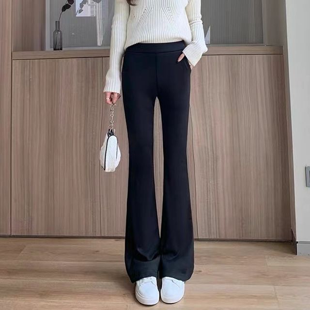 일반 기모 밴딩 부츠컷 슬랙스 OSM-1005804