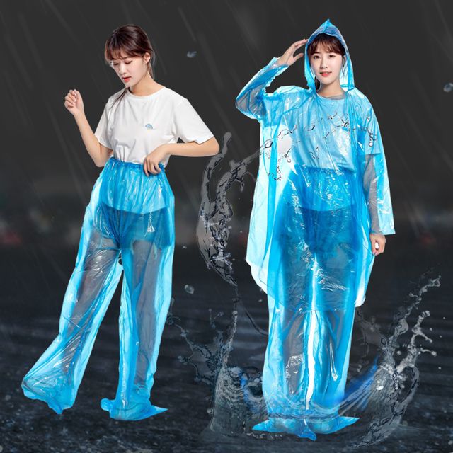 전신 우비 배달 골프 라이더 우의 작업 상하의 비옷