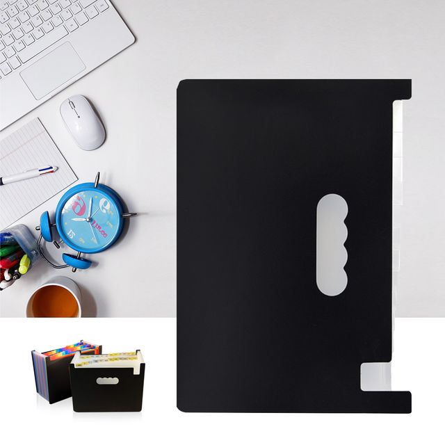 키밍 휴대용 확장 A4 폴더 24포켓 서류함