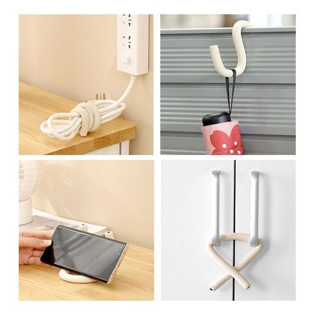 키밍 스마트폰 거치대 휴대용 후크걸이 간편 사용