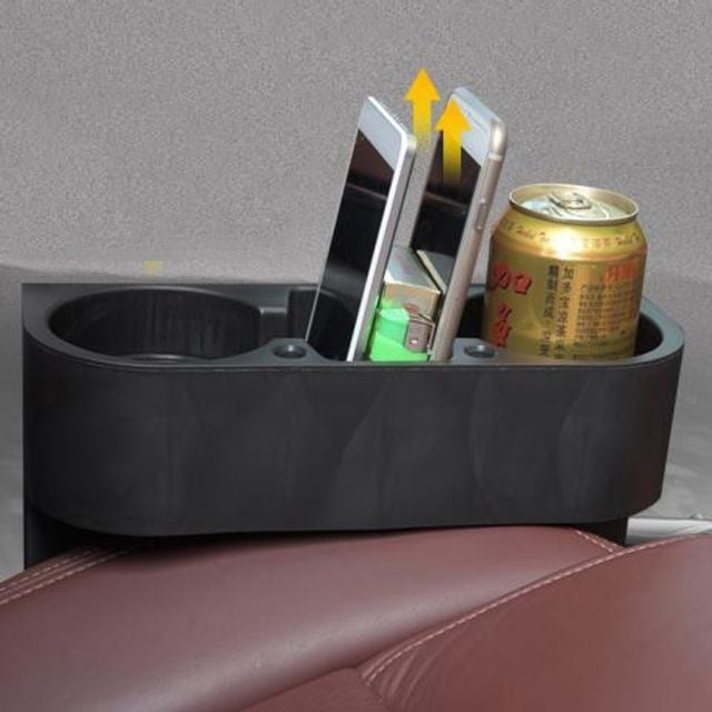 키밍 차량용 멀티 컵홀더 핸드폰 거치대 3구 틈새 정리함