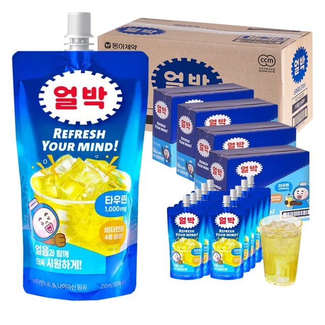 동아제약 얼음 박카스 얼박 40포 스파우트형 대박스