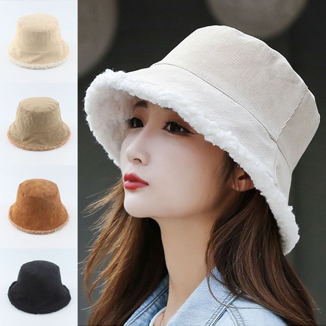 뽀글이 코듀로이 버킷햇 ELM-080