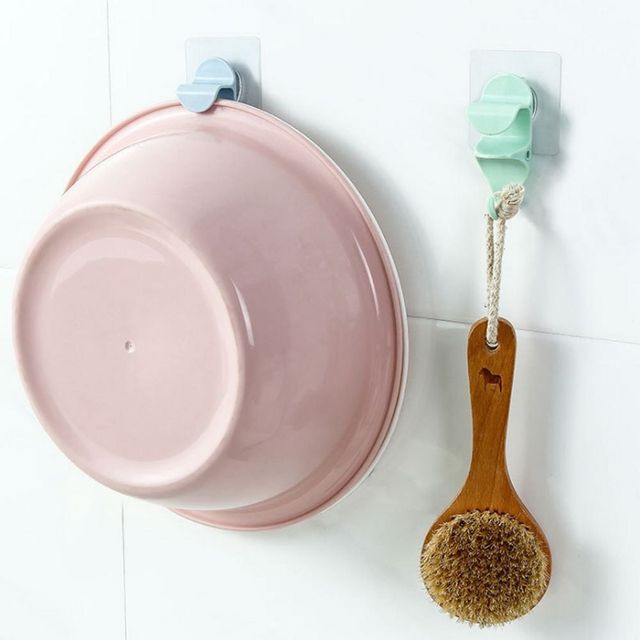 키밍 다용도 욕실 수건 걸이 세트 세숫대야 정리함