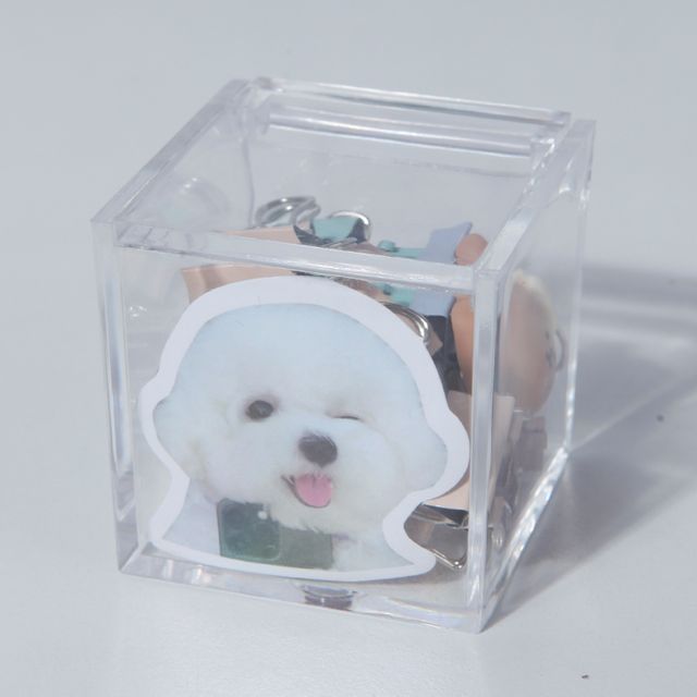 피규어 커피캡슐 현금 세이빙 박스 보관함5x5x5