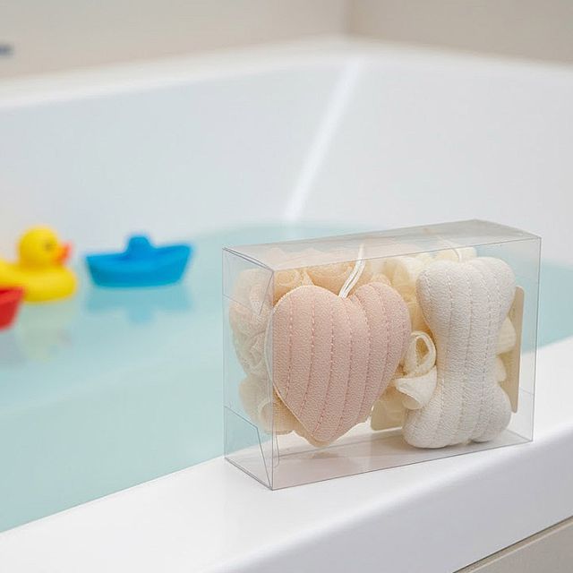 샤워타올 스펀지 욕실 목욕 하트본 선물세트 MIR-1006389