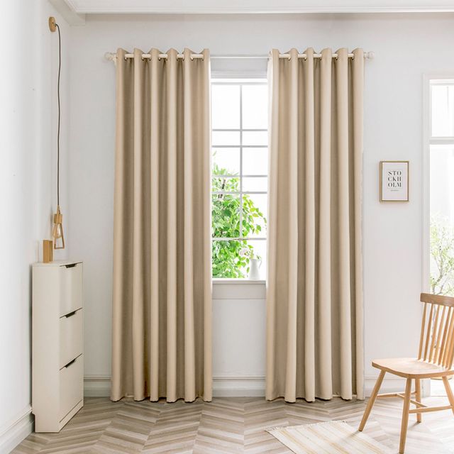 암막커튼 원룸 자취방 짧은커튼 아일렛 창문형 봉커튼