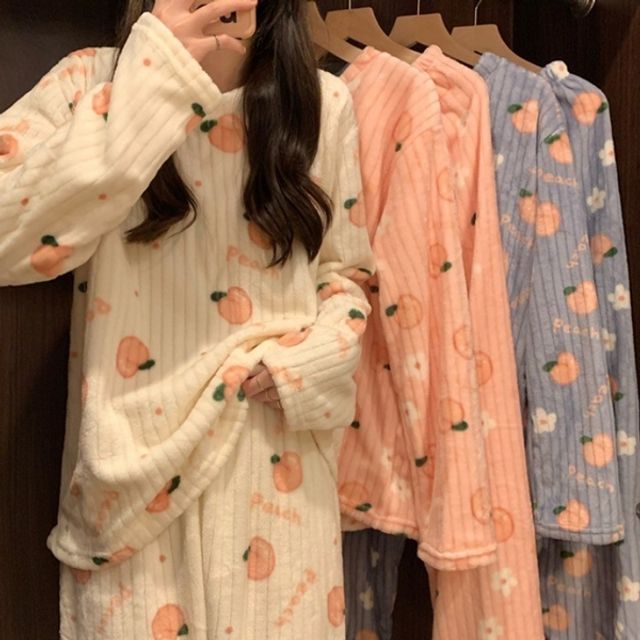 겨울 극세사 홈웨어 상하세트 DS-1004882