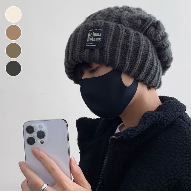 니트 꽈배기 루즈핏 빅 비니 EL-1005132