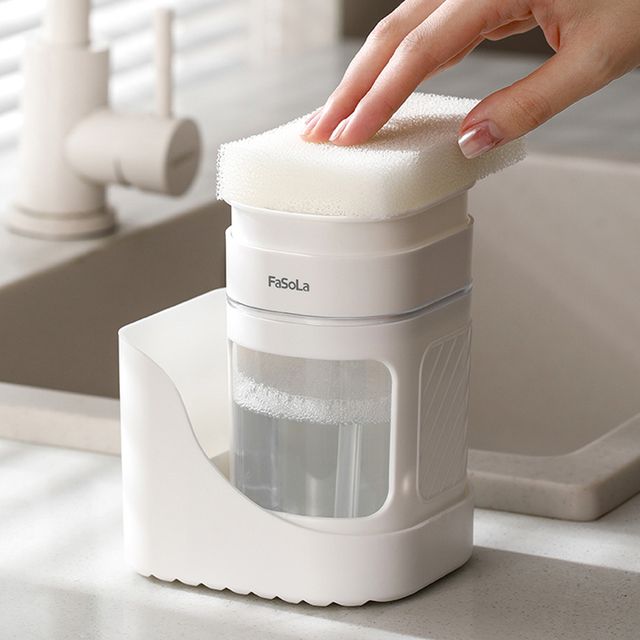 장만A700 신개념 주방세제 디스펜서 절약 수세미보관대 용기 펌프 디스팬서