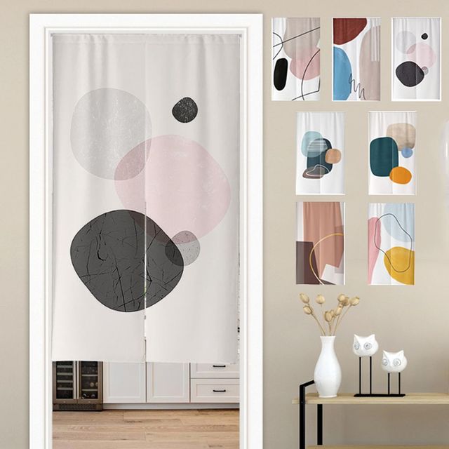 키밍 주방 베란다 공간분리 패브릭 커튼 가림막