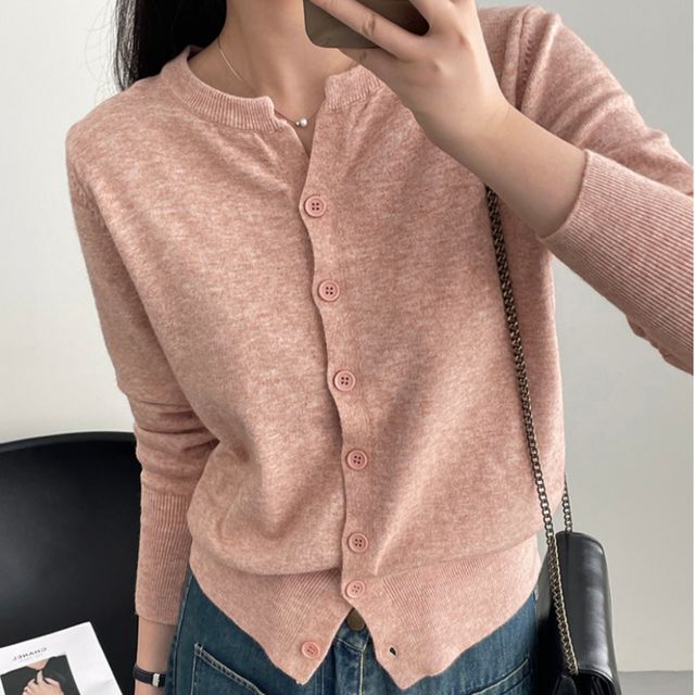 네이처 울 캐시미어 버튼 가디건 JSD-1003670