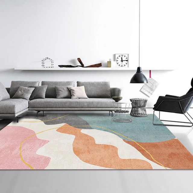 키밍 북유럽 거실 카펫트 모던 아트 러그 인테리어