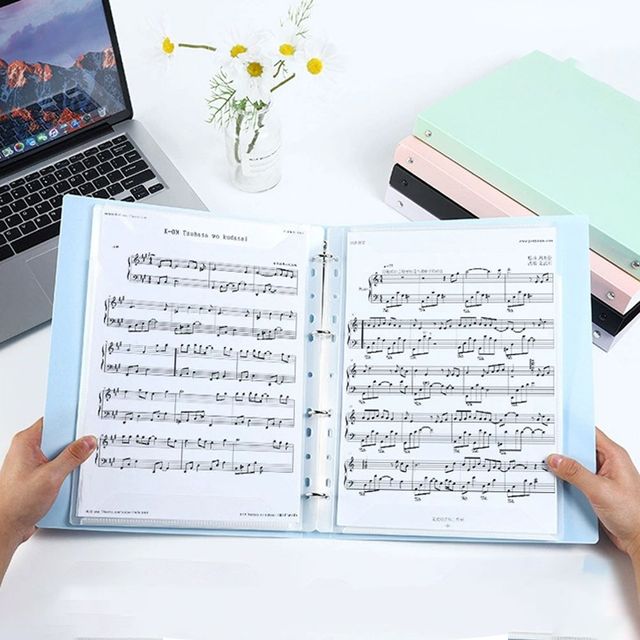 A4 4공 클리어 악보파일 20매 LMCF-0102