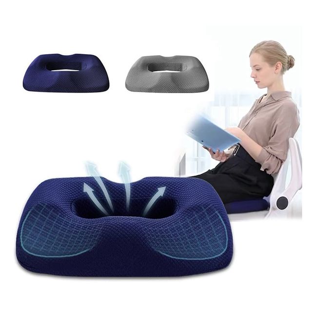 3D 꼬리뼈 방석 사무실 허리보호 자동차쿠션 메모리품