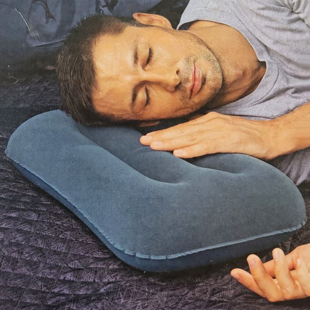 베스트웨이67121 캠핑 여행용 사각 목베개 42cm베게